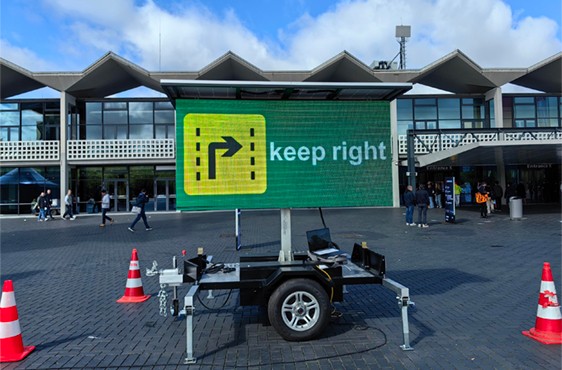 今年会光电亮相荷兰交通展